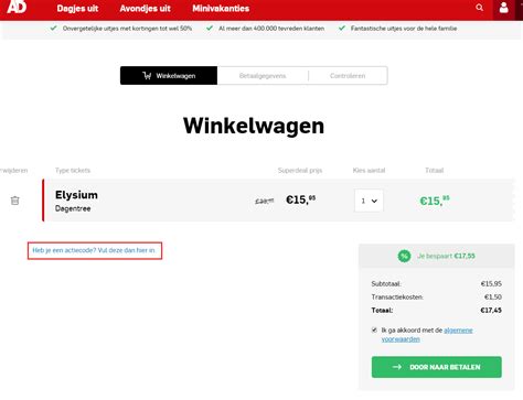 ad kortingscode